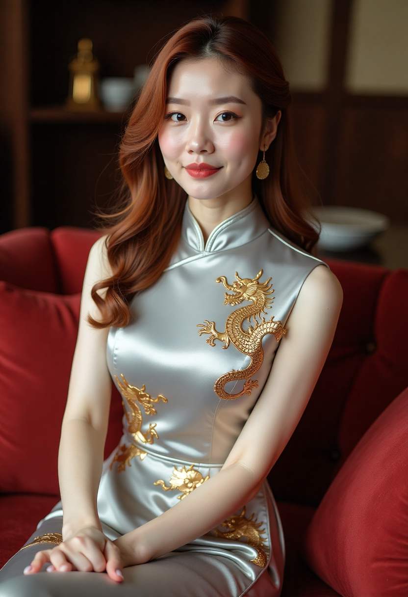 短发女性侧影