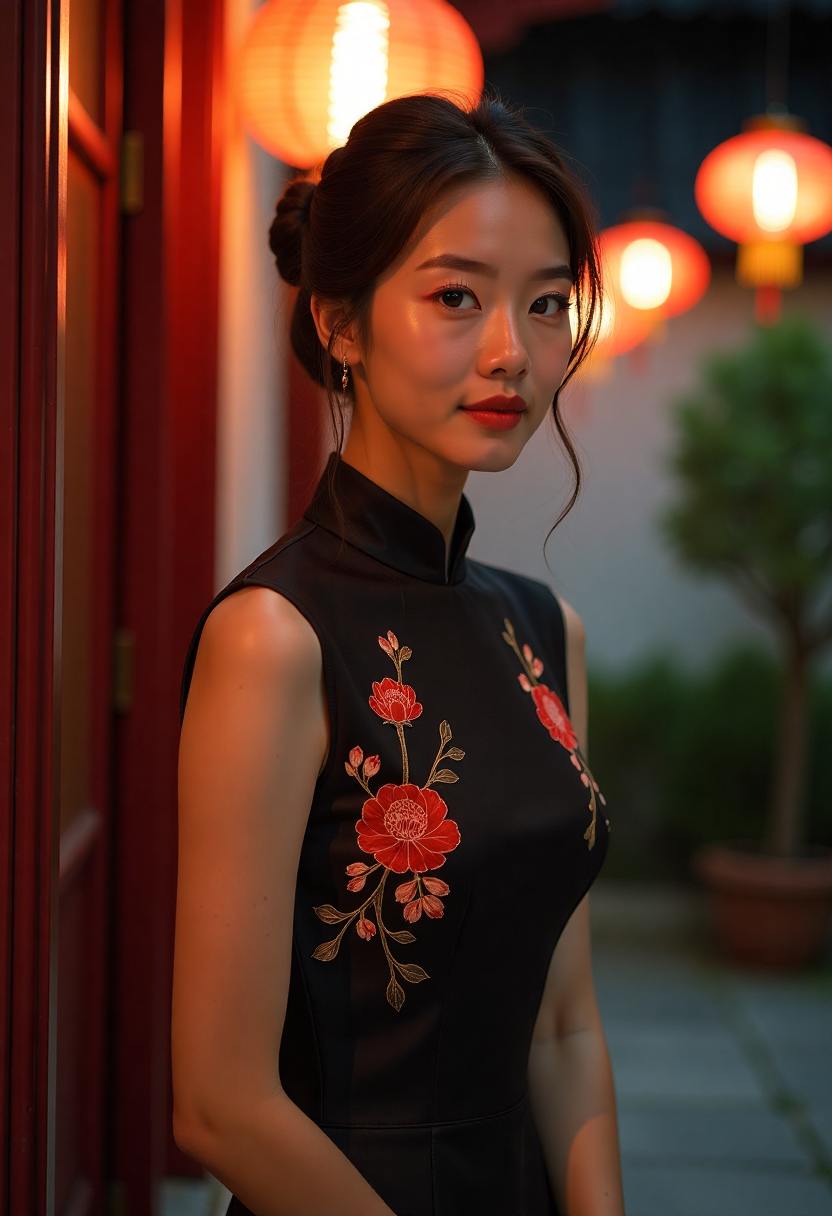环形排列的照相机与拍摄现场
